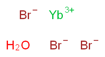 ytterbium(3+) ion hydrate tribromide_分子结构_CAS_15163-03-8