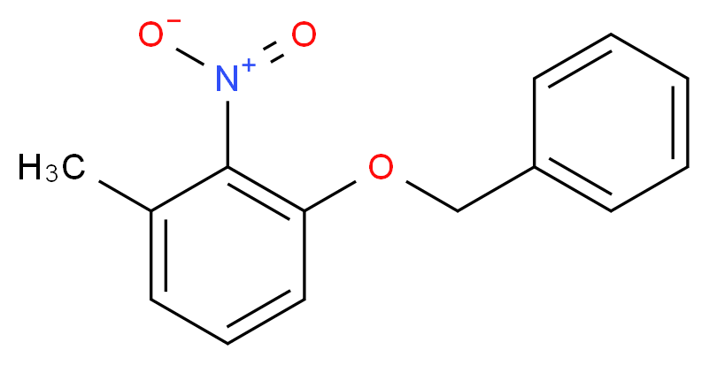 1-Benzyloxy-3-Methyl-2-nitrobenzene_分子结构_CAS_61535-21-5)
