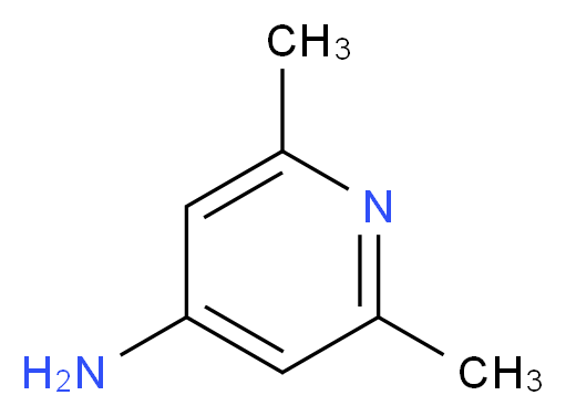 2,6-dimethylpyridin-4-amine_分子结构_CAS_3512-80-9