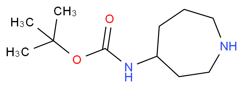 tert-butyl 4-azepanylcarbamate_分子结构_CAS_454451-28-6)