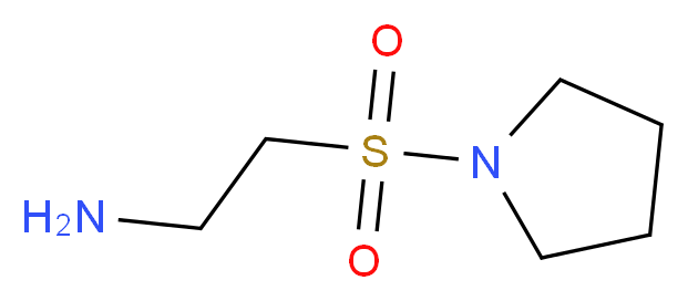 2-(1-pyrrolidinylsulfonyl)ethanamine_分子结构_CAS_31644-52-7)