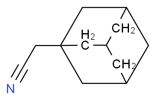 1-Adamantylacetonitrile_分子结构_CAS_16269-13-9)