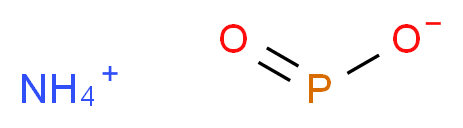 ammonium phosphinate_分子结构_CAS_7803-65-8