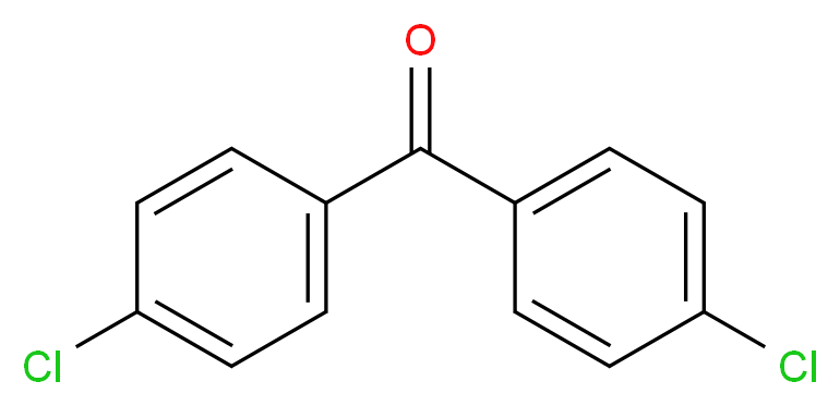 bis(4-chlorophenyl)methanone_分子结构_CAS_90-98-2