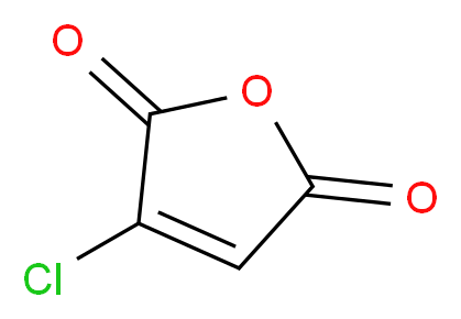 3-chloro-2,5-dihydrofuran-2,5-dione_分子结构_CAS_96-02-6