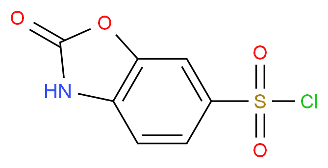 2-oxo-2,3-dihydro-1,3-benzoxazole-6-sulfonyl chloride_分子结构_CAS_27685-90-1)