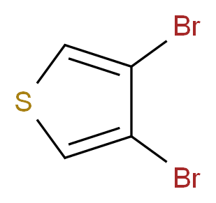 3,4-Dibromothiophene 98%_分子结构_CAS_3141-26-2)