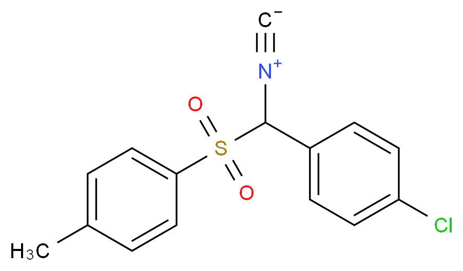 1-chloro-4-[isocyano(4-methylbenzenesulfonyl)methyl]benzene_分子结构_CAS_918892-30-5