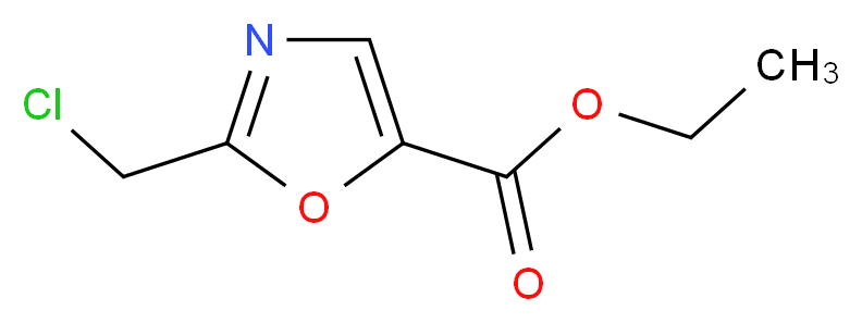 Ethyl 2-(Chloromethyl)oxazole-5-carboxylate_分子结构_CAS_96315-26-3)