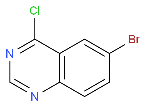 6-bromo-4-chloroquinazoline_分子结构_CAS_38267-96-8