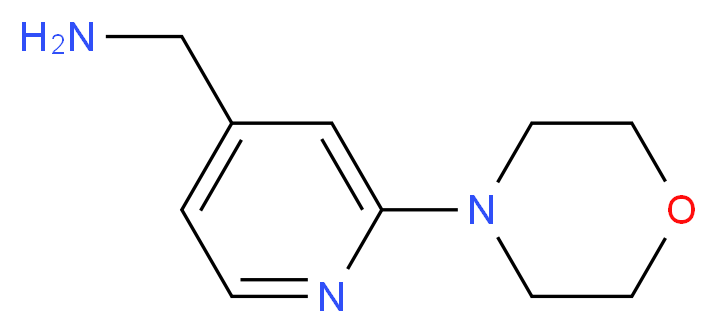 (2-morpholinopyrid-4-yl)methylamine_分子结构_CAS_864068-88-2)