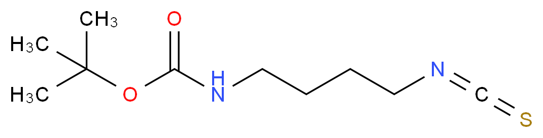 N-Boc-4-异硫氰酰基丁胺_分子结构_CAS_247035-47-8)