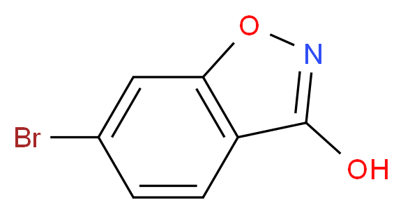 6-bromo-1,2-benzoxazol-3-ol_分子结构_CAS_65685-51-0