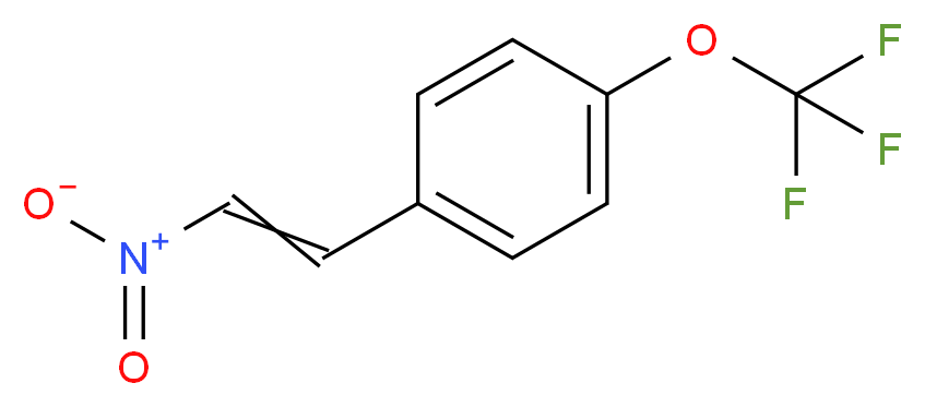 1-(2-nitroethenyl)-4-(trifluoromethoxy)benzene_分子结构_CAS_206559-72-0