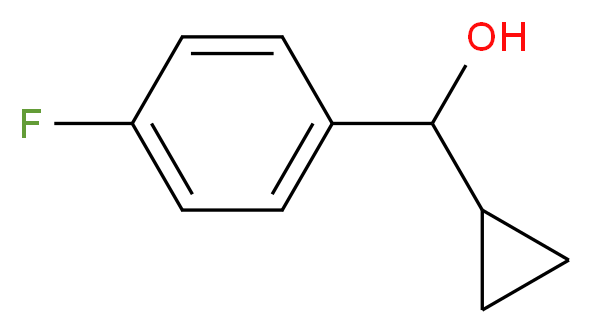 cyclopropyl(4-fluorophenyl)methanol_分子结构_CAS_827-88-3)