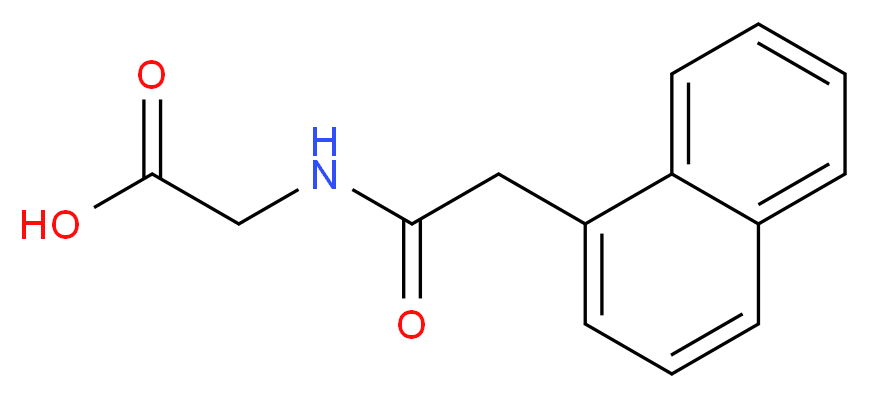 [(1-naphthylacetyl)amino]acetic acid_分子结构_CAS_6277-60-7)