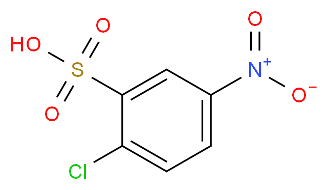 2-chloro-5-nitrobenzene-1-sulfonic acid_分子结构_CAS_96-73-1