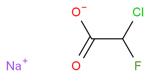 Sodium chlorofluoroacetate 98%_分子结构_CAS_)