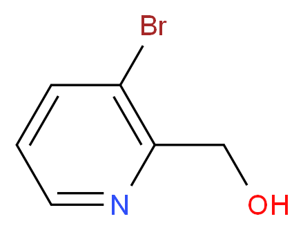 3-Bromo-2-(hydroxymethyl)pyridine_分子结构_CAS_52378-64-0)