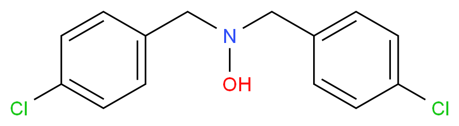 N,N-di(4-chlorobenzyl)hydroxylamine_分子结构_CAS_40861-08-3)