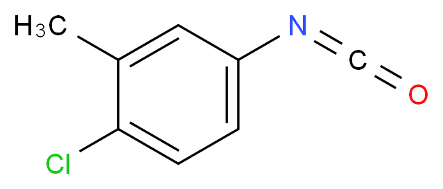 4-Chloro-3-methylphenyl isocyanate 98%_分子结构_CAS_51488-20-1)