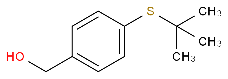 [4-(tert-Butylsulfanyl)phenyl]methanol_分子结构_CAS_500530-69-8)