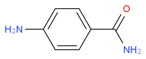 4-Aminobenzamide_分子结构_CAS_2835-68-9)