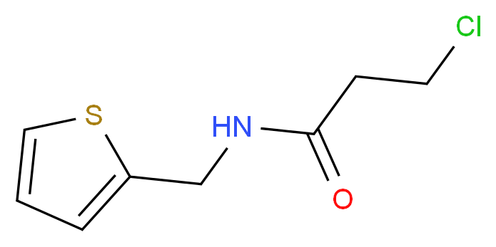 3-chloro-N-(2-thienylmethyl)propanamide_分子结构_CAS_21403-26-9)