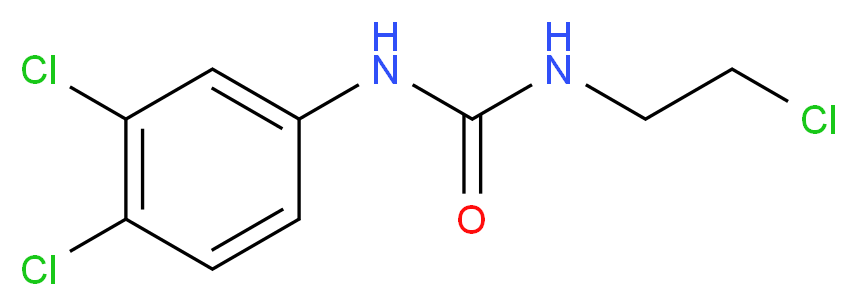 1-(2-Chloroethyl)-3-(3,4-dichlorophenyl)urea_分子结构_CAS_15145-37-6)