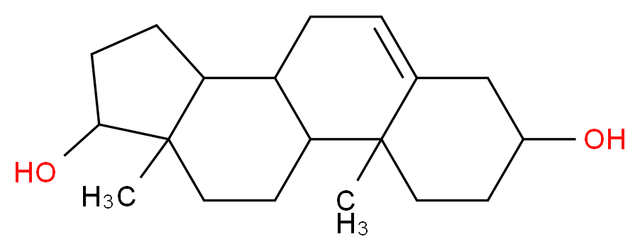 5-Androstenediol_分子结构_CAS_)