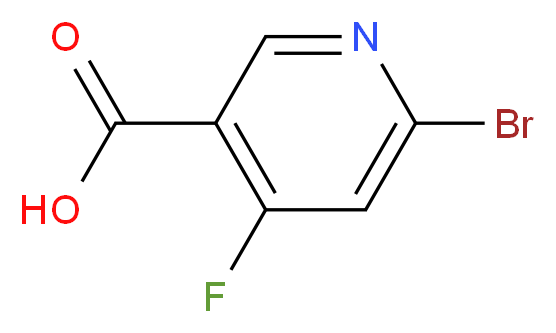 6-bromo-4-fluoronicotinic acid_分子结构_CAS_1060809-33-7)