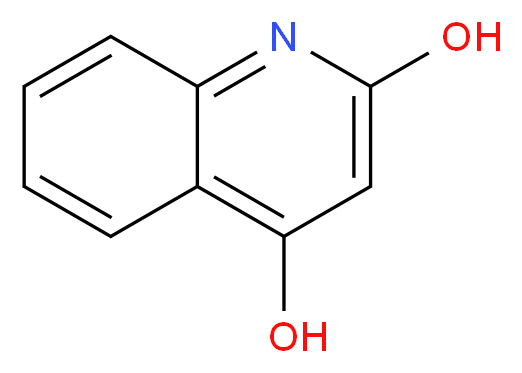 2,4-喹啉二醇_分子结构_CAS_86-95-3)