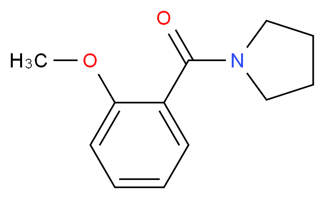 1-(2-methoxybenzoyl)pyrrolidine_分子结构_CAS_120173-04-8