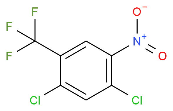 1,5-dichloro-2-nitro-4-(trifluoromethyl)benzene_分子结构_CAS_400-70-4