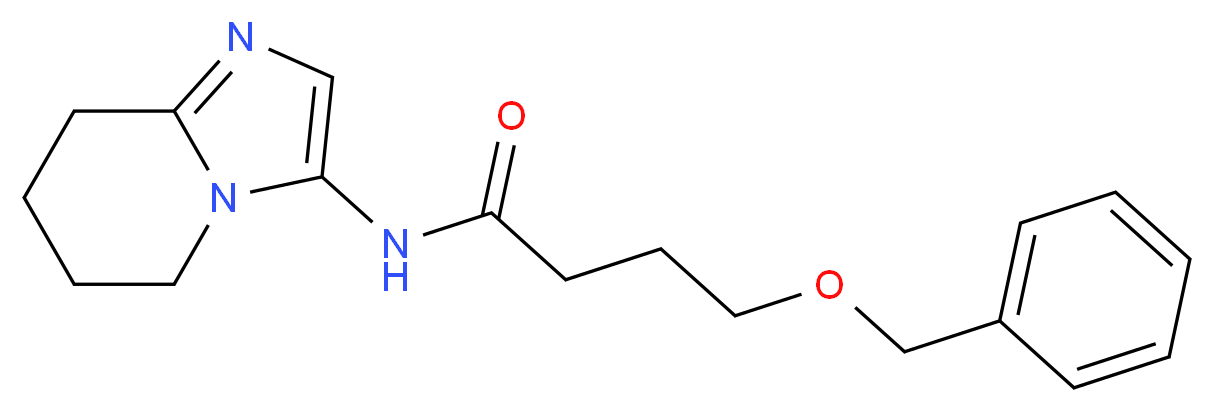 4-(benzyloxy)-N-(5,6,7,8-tetrahydroimidazo[1,2-a]pyridin-3-yl)butanamide_分子结构_CAS_)