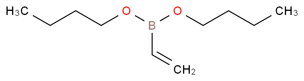 VINYLBORONIC ACID DIBUTYL ESTER_分子结构_CAS_6336-45-4)