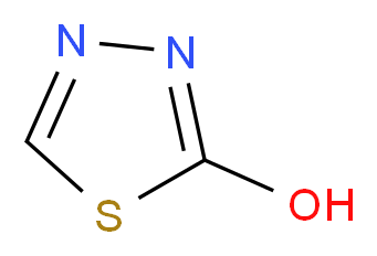 1,3,4-Thiadiazol-2-ol_分子结构_CAS_84352-66-9)