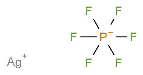 Silver(I) hexafluorophosphate 98%_分子结构_CAS_26042-63-7)