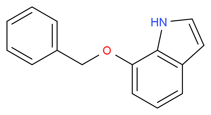 7-(benzyloxy)-1H-indole_分子结构_CAS_20289-27-4