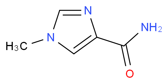 1-Methyl-1H-imidazole-4-carboxamide_分子结构_CAS_129993-47-1)