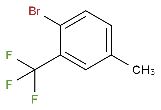 2-溴-5-甲基三氟甲苯_分子结构_CAS_261952-20-9)