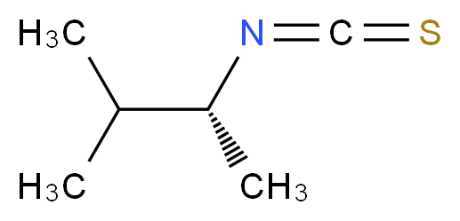 (R)-(-)-3-甲基-3-丁基硫代异氰酸酯_分子结构_CAS_737001-02-4)