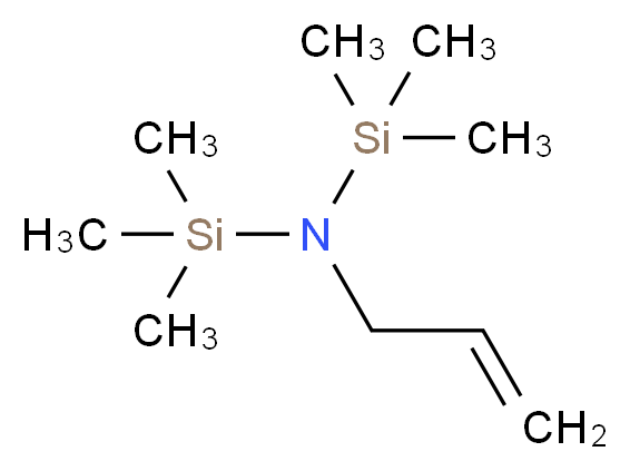 N-烯丙基-N,N-双(三甲基甲硅烷基)胺_分子结构_CAS_7688-51-9)