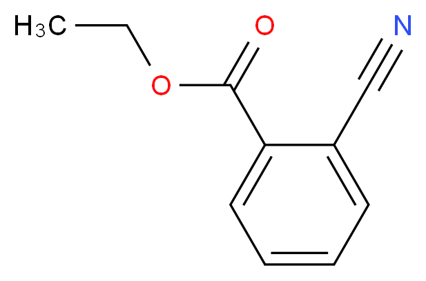 2-氰基苯酸乙酯_分子结构_CAS_6525-45-7)