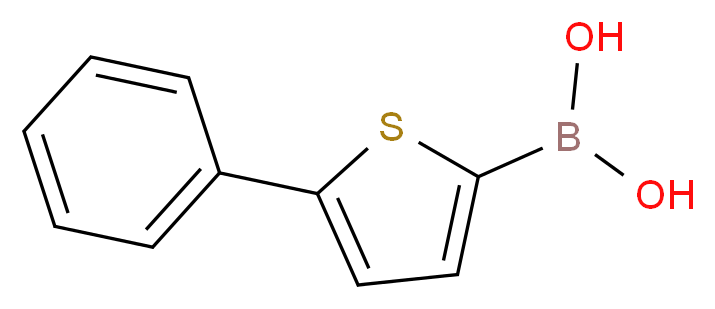 5-phenyl-2-thienylboronic acid_分子结构_CAS_306934-95-2)