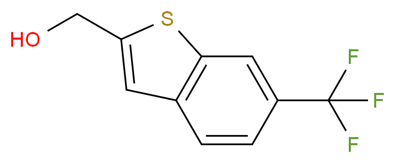 [6-(Trifluoromethyl)-1-benzothiophen-2-yl]methanol_分子结构_CAS_)