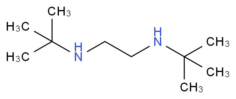 N1,N2-Di-tert-butylethane-1,2-diamine_分子结构_CAS_4062-60-6)