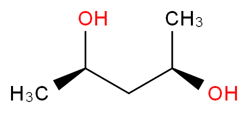 (2R,4R)-pentane-2,4-diol_分子结构_CAS_42075-32-1