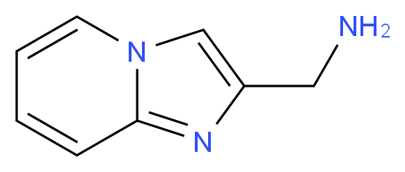 imidazo[1,2-a]pyridin-2-ylmethanamine_分子结构_CAS_165736-20-9