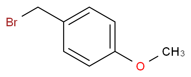 4-Methoxybenzyl bromide_分子结构_CAS_2746-25-0)